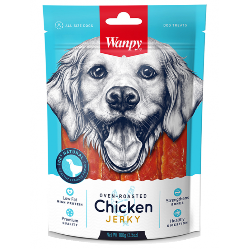 Wanpy Chicken Jerky 100G