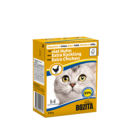 Bozita Chunks In Jelly With Minced Chicken 370G