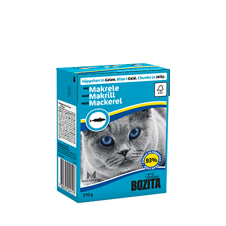 Bozita Chunks In Jelly With Mackerel 370G