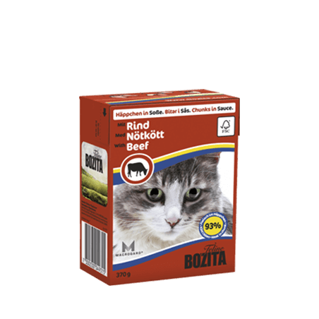 Bozita Chunks In Sauce With Beef 370G