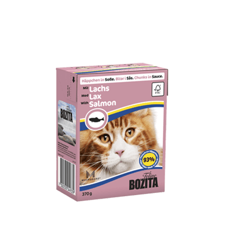 Bozita Chunks In Sauce With Salmon 370G