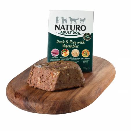 Naturo Kaczka Z Ryżem I Warzywami 150 G