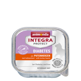 Animonda Integra Protect Diabetes Szalki Z Sercami Indyka 100 G