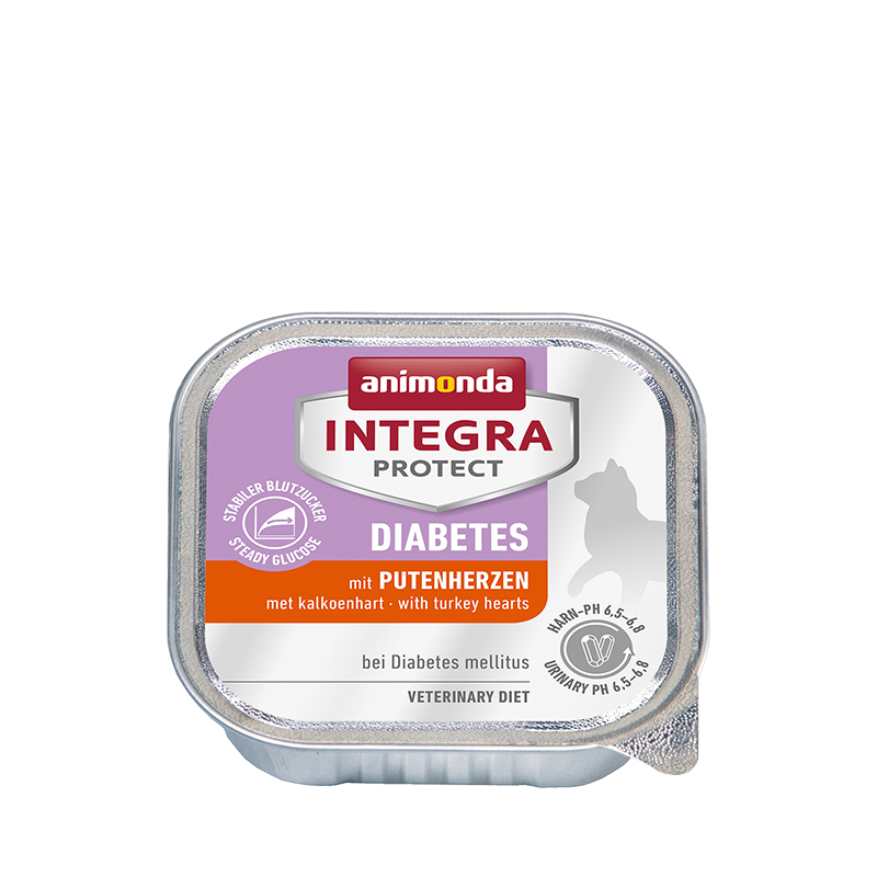 Animonda Integra Protect Diabetes Szalki Z Sercami Indyka 100 G