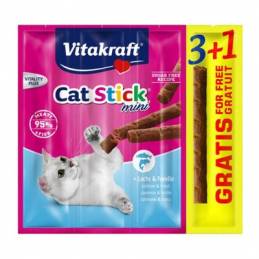 Vitakraft Cat Stick Mini Łosoś I Pstrąg Przysmak Dla Kota 3+1 Gratis