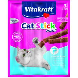 Vitakraft Cat Stick Mini Łosoś I Pstrąg Przysmak Dla Kota 3Szt