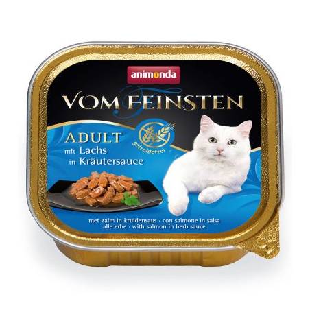 Animonda Vom Feinsten Grain Free Szalka Z Łososiem W Sosie Ziołowym 100G