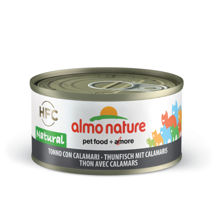 Almo Nature Hfc Jelly - Tuńczyk Z Kalmarami 70 G