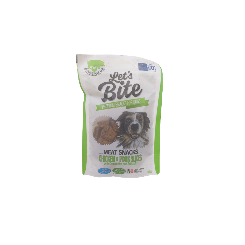 Brit Let's Bite Meat Snacks Chicken With Pork 80G