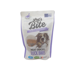 Brit Let's Bite Meat Snacks Duck Bars 80G