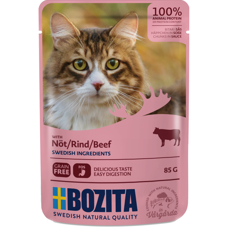 Bozita Pouch His Beef (Saszetka Z Wołowiną) 85G