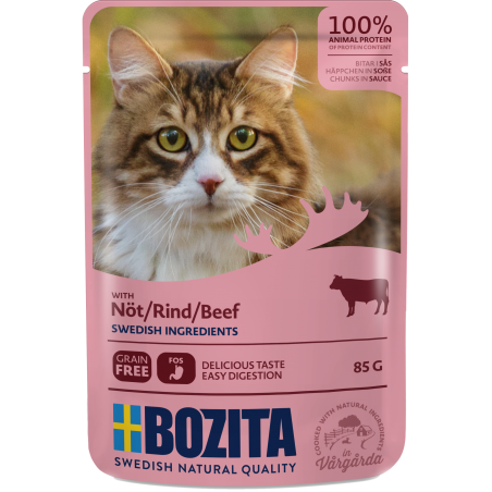 Bozita Pouch His Beef (Saszetka Z Wołowiną) 85G