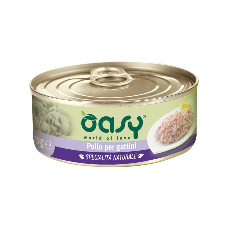 Oasy Natural Puszka Kitten Kurczak  70 G