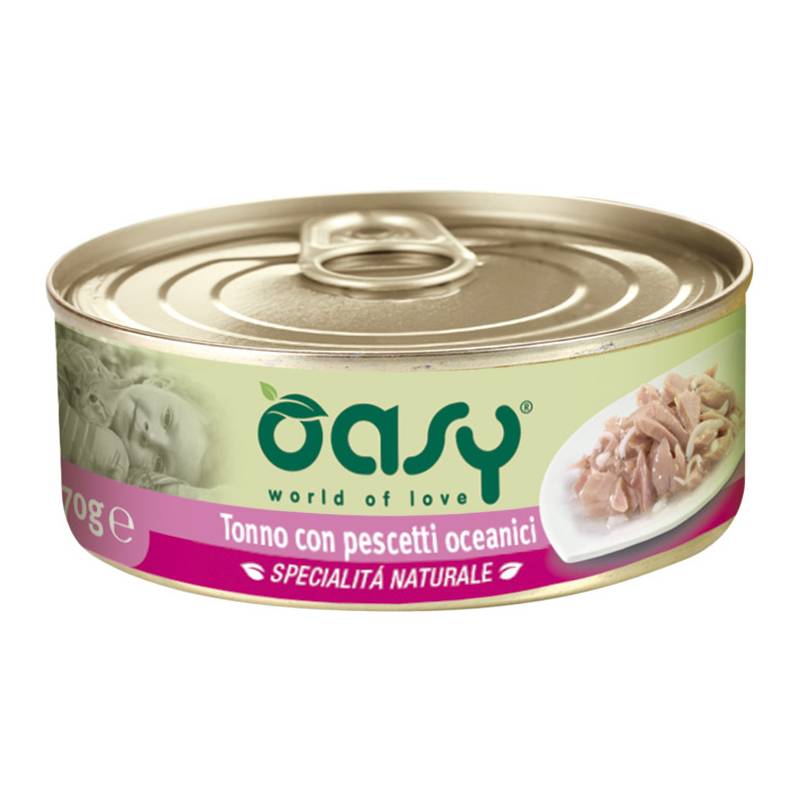 Oasy Natural Puszka Tuńczyk Z Mł. Sardynkami 70 G