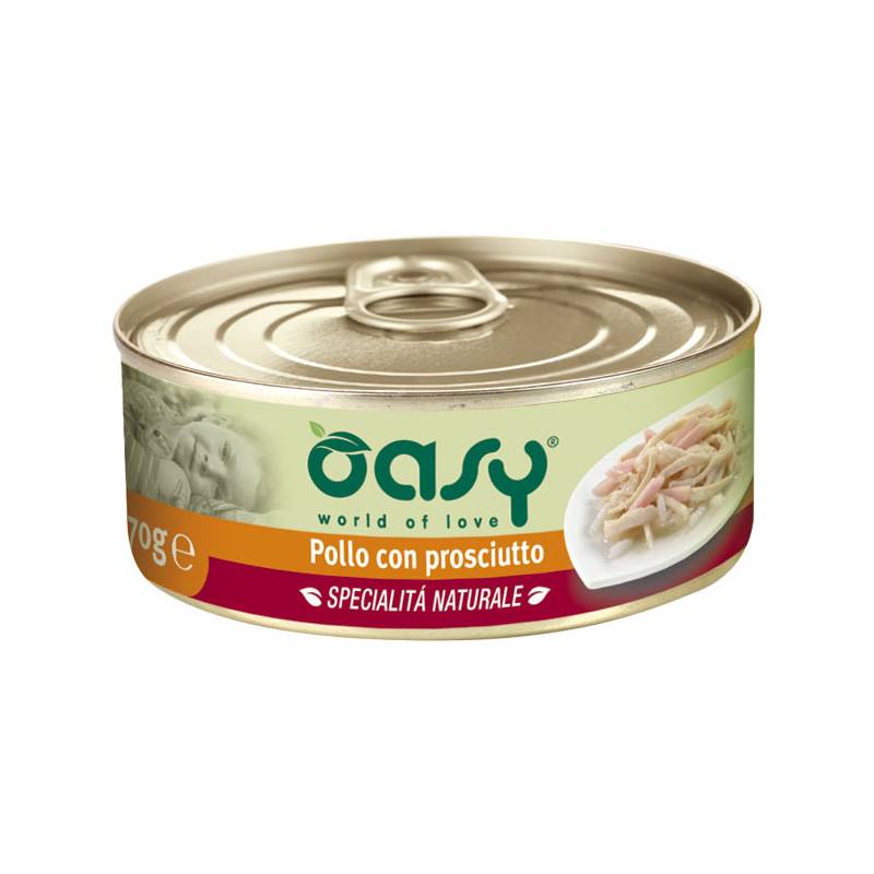 Oasy Natural Puszka Kurczak Z Szynką 70 G