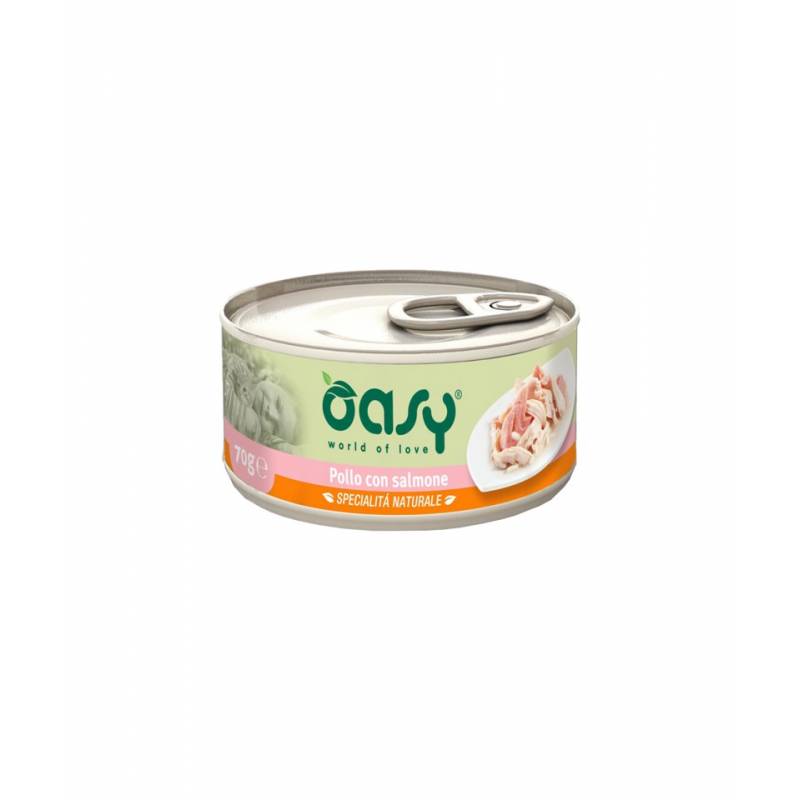 Oasy Natural Puszka Kurczak Z Łososiem 70 G