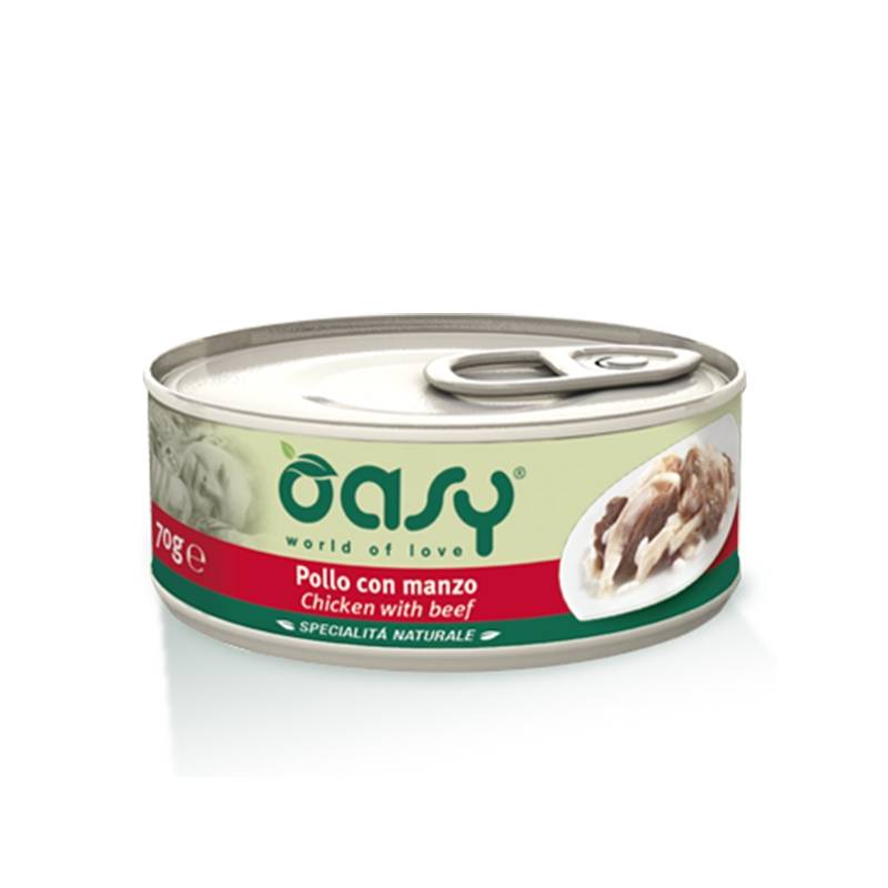 Oasy Natural Puszka Kurczak Z Wołowiną 70 G