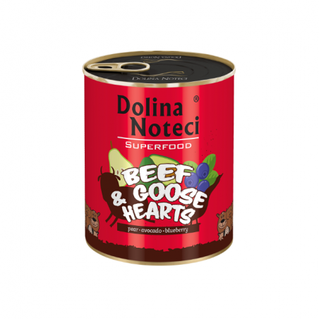 Dolina Noteci Superfood Wołowina I Serca Z Gęsi 800G