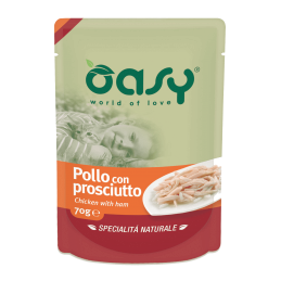 Oasy Natural Saszetka Kurczak Z Szynką 70 G