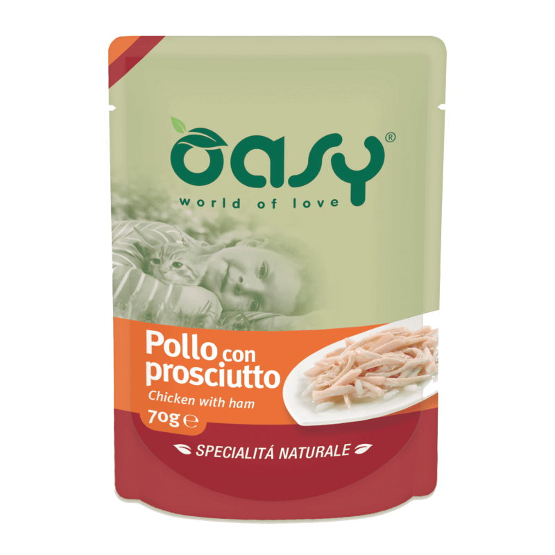 Oasy Natural Saszetka Kurczak Z Szynką 70 G