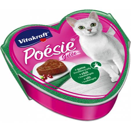 Vitakraft Poesie Galaretka Dziczyzna/Żurawina 85G /Kot