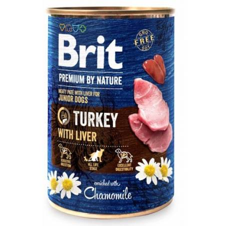 Brit Premium By Nature Puszka Indyk Z Wątróbką 400G