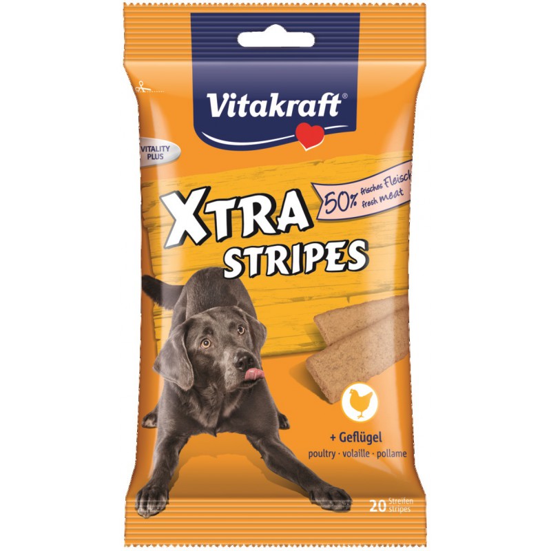 Vitakraft Xtra Stripes Drób 200G Przysmak D/Psa