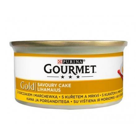 Gourmet Gold - Savoury Cake Z Kurczakiem I Marchewką 85G