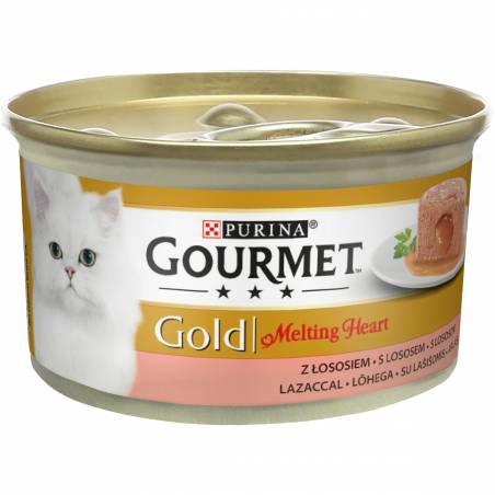 Gourmet Gold - Melting Heart Z Łososiem 85G