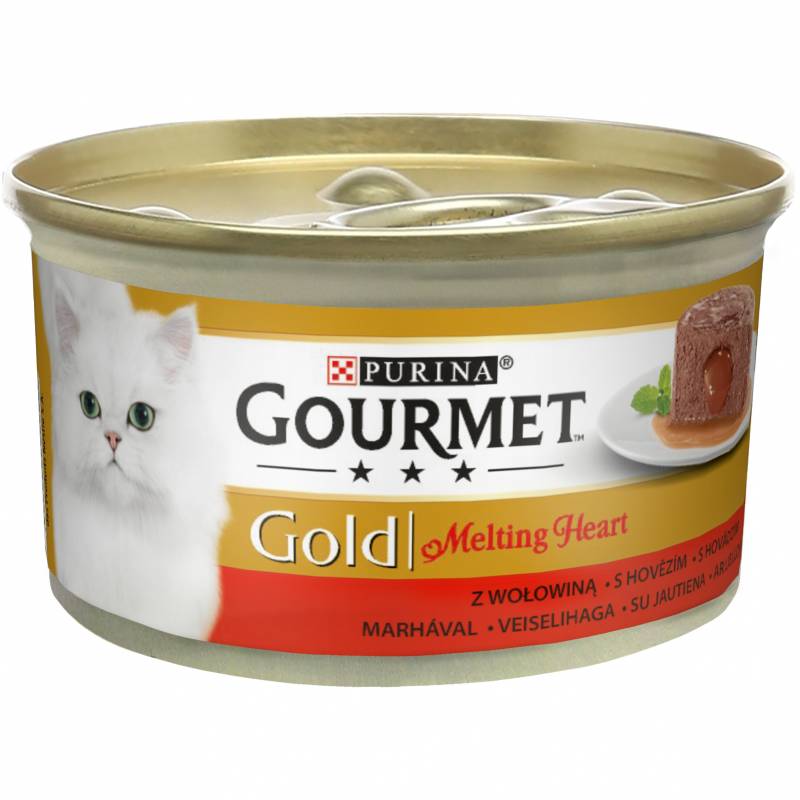 Gourmet Gold - Melting Heart Z Wołowiną 85G