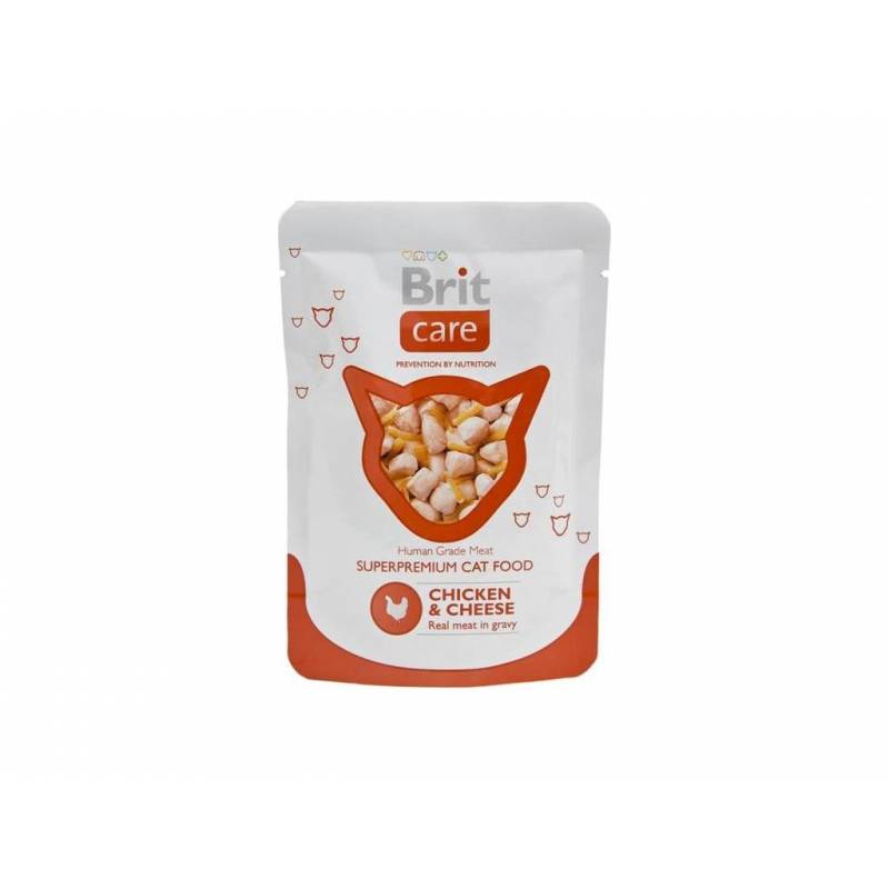 Brit Pouch Chicken&Cheese 80 G