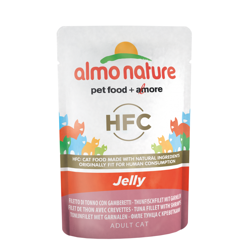 Almo Nature Hfc Jelly - Tuńczyk I Krewetki 55 G