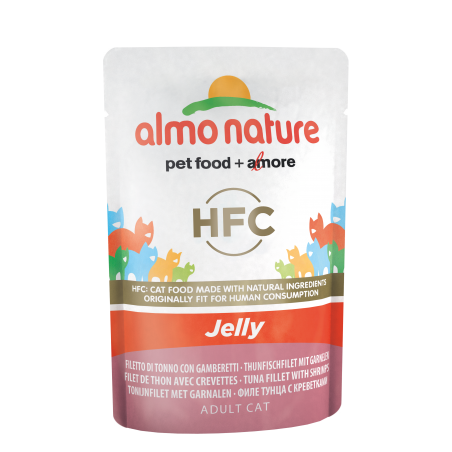 Almo Nature Hfc Jelly - Tuńczyk I Krewetki 55 G