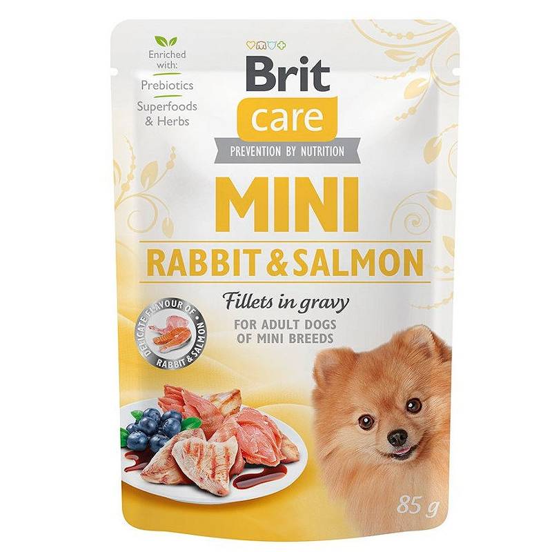 Brit Care Mini Pouch Rabbit & Salmon  Saszetka 85 G