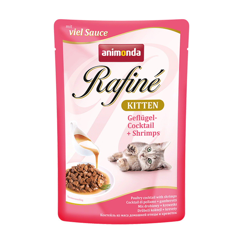 Animonda Rafiné Soupé Kitten Saszetka Mieszanka Drobiowa Z Krewetkami 100 G