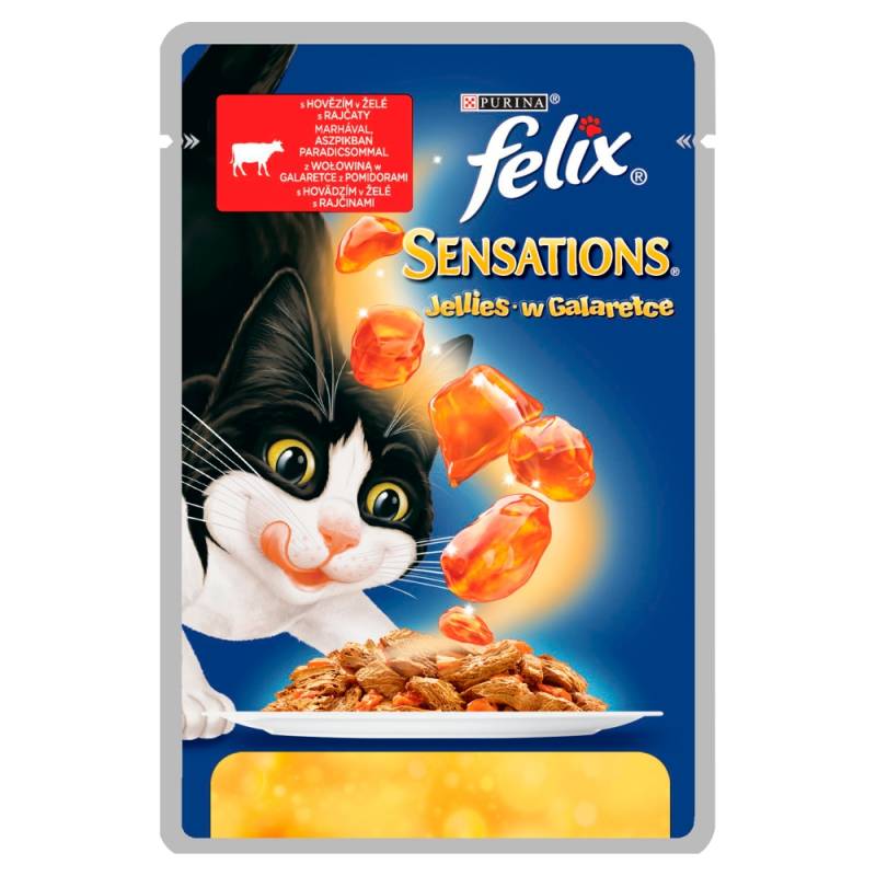 Felix Sensations Wołowina I Pomidor 85G