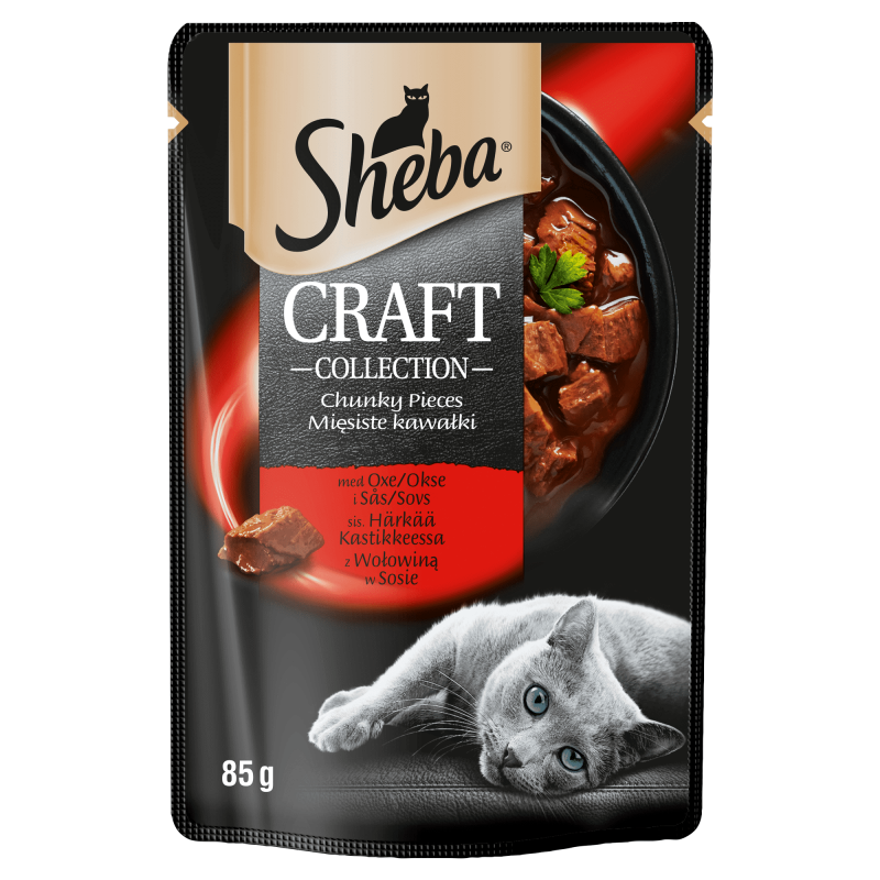 Sheba Craft Collection Wołowina 85G [385373]