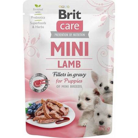 Brit Care Mini Pouch Puppy Lamb Saszetka 85 G