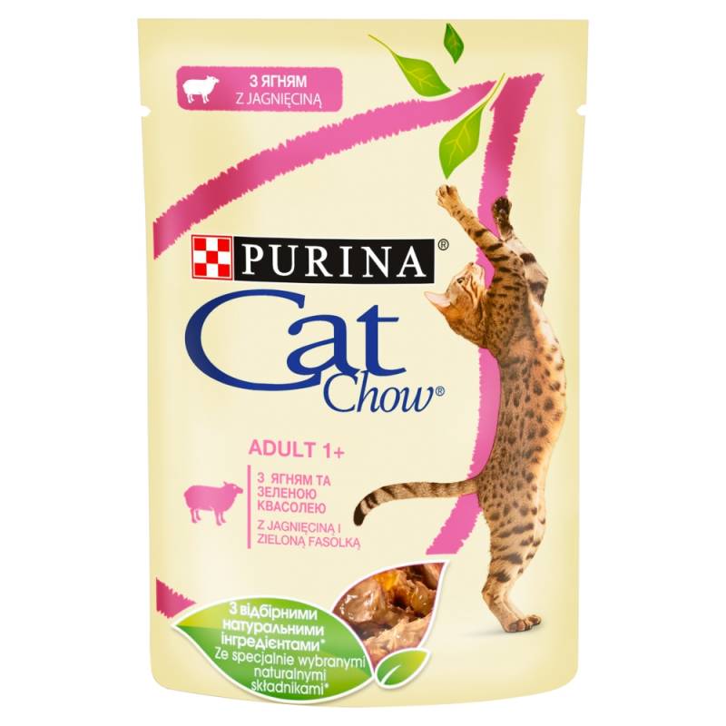 Purina Cat Chow Adult Gij Jagnięcina I Zielona Fasola 85G