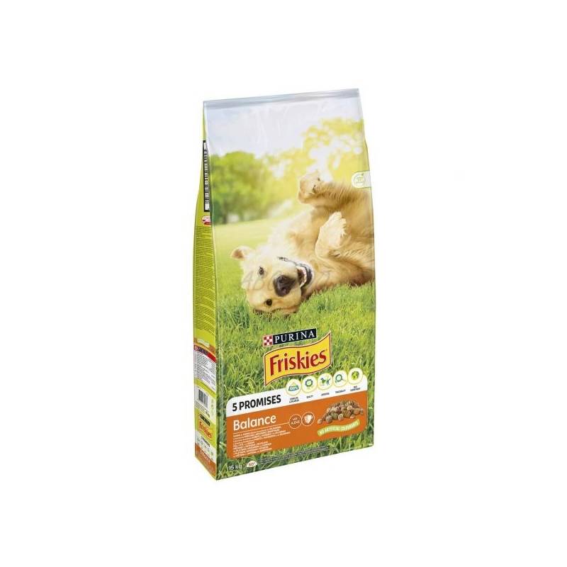 Purina Friskies Balance Kurczak Z Warzywami - Sucha Karma Dla Psa - 15 Kg