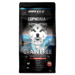 Biofeed Euphoria Adult Dog Grain Free Turkey & Salmon 300G-Wycofane