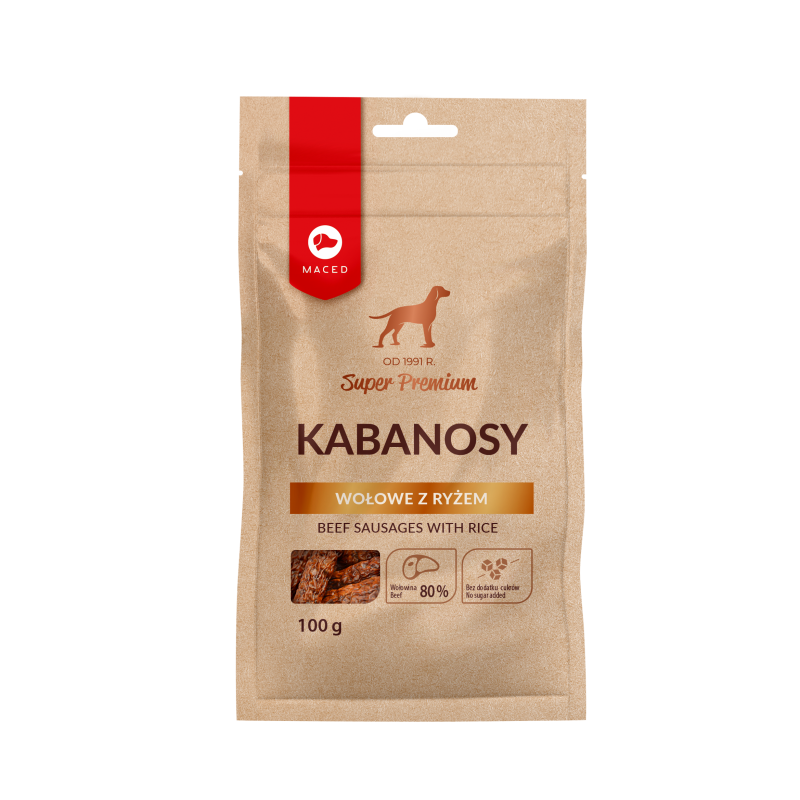 Maced Kabanosy Wołowe Z Ryżem 100G