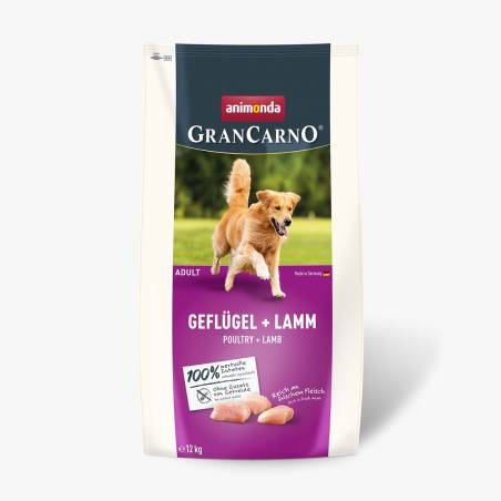 Animonda Gran Carno Adult Poultry + Lamb 12Kg