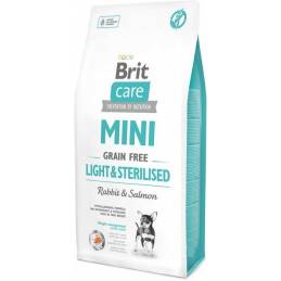 Brit - Care Mini Gf Light&Sterilised - Dla Kota - 7Kg