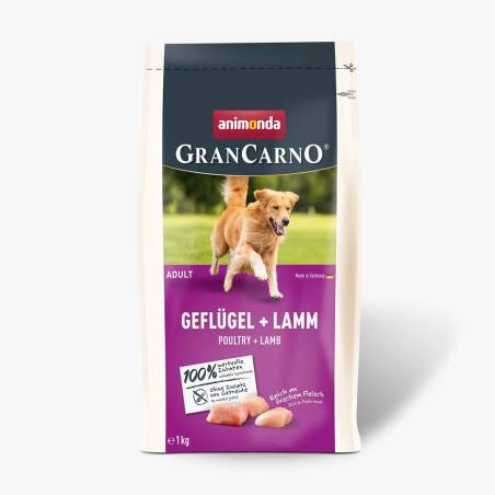 Animonda Gran Carno Adult Poultry + Lamb 1Kg