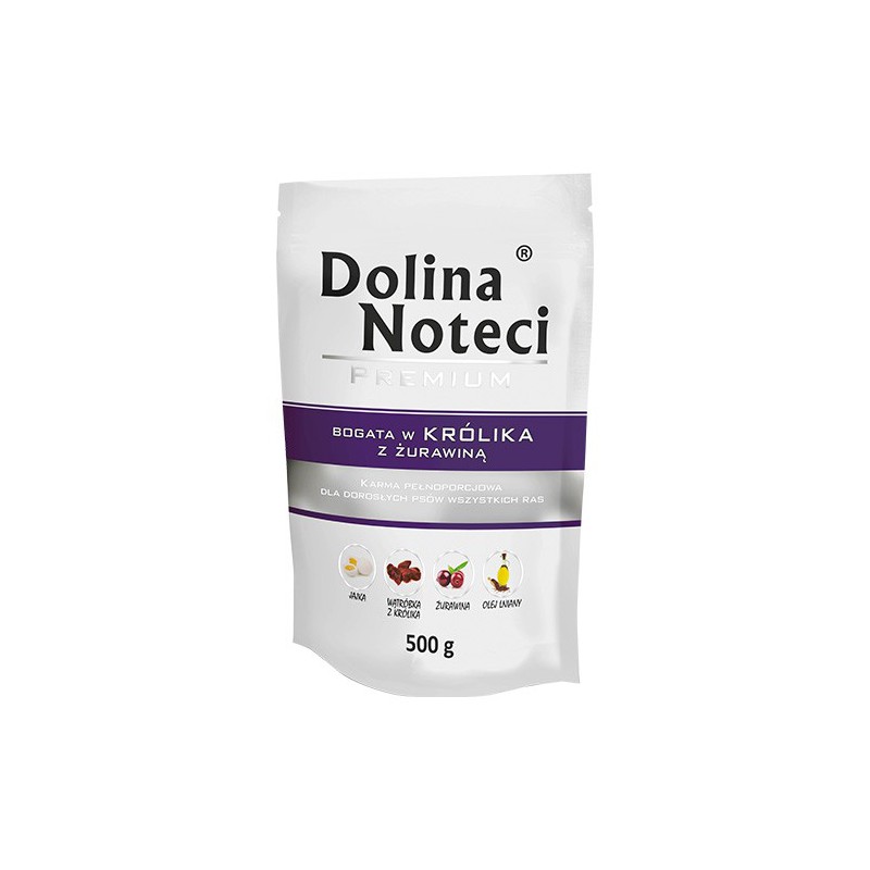 Dolina Noteci Bogata W Królika Z Żurawiną 500G