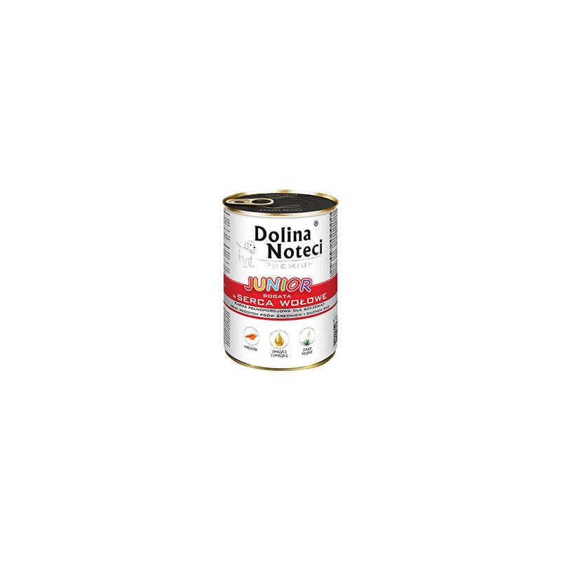 Dolina Noteci Junior Serca Wołowe 400G