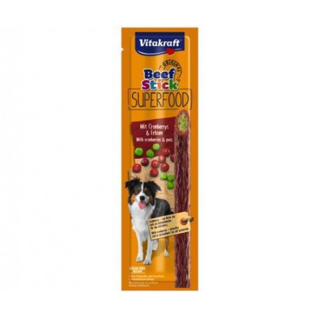 Vitakraft Beef Stick Superfood Groszek I Żurawina Przysmak Dla Psa 1Szt