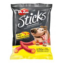 Dr Zoo Sticks Cheddar & Panceta - Paluszki Dla Psa O Smaku Sera I Bekonu 50G [11255]