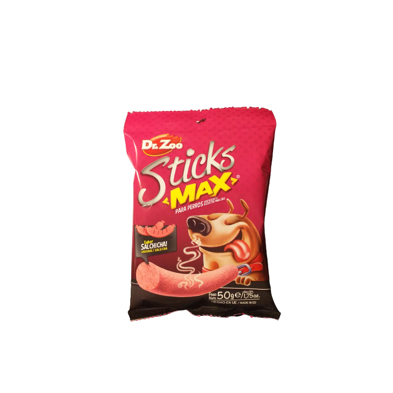 Dr Zoo Sticks Max Salchicha - Paluszki Max Dla Psa O Smaku Kiełbaski 50G [11187]